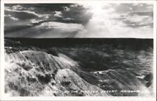 RPPC Arizona Sunset on the Painted Desert Real Photo Post Card Vintage picture