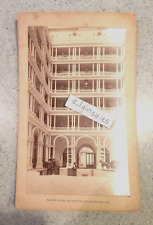 A.J. McDonald Cabinet Photo  PALACE HOTEL  San Francisco, Cal.. - Circa 1885 picture