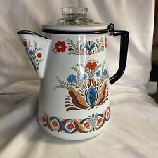 Vintage Swedish/Norwegian Berggren Rosemaling Teapot picture