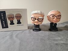 Warren Buffett & Charlie Munger Berkshire Hathaway Exclusive Bobbleheads Rare 5