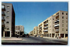 c1960's View of Frishmann Street Tel-Aviv Israel Vintage Unposted Postcard picture
