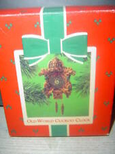 HALLMARK OLD-WORLD CUCKOO CLOCK 1984 CHRISTMAS KEEPSAKE ORNAMENTS picture