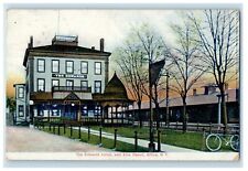 c1910's The Edwards Hotel And Erie Depot Attica New York NY Antique Postcard picture
