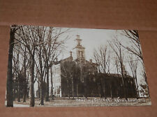 ABINGDON IL - 1908 USED REAL PHOTO POSTCARD - HEDDING COLLEGE - KNOX COUNTY picture