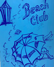 Vintage 1967 Eglin Air Force Base Beach Club Restaurant Menu Fort Walton Florida picture