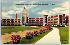 Montgomery, Alabama - Sidney Lanier High School - Vintage Postcard, Unposted picture
