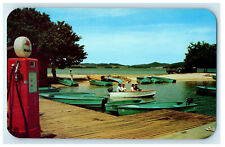 c1960s Boat Dock, Claytor Lake Near Dublin Virginia VA Unposted Postcard picture