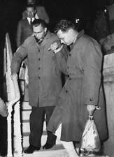 Belgian athlete Roger Moens helped down steps Athens stadium af- 1956 Old Photo picture