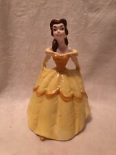 Vintage Disney Beauty And The Beast Belle Porcelain Figurine 6 in Preowned picture