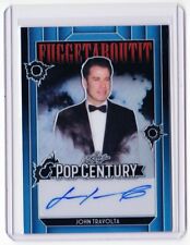 John Travolta 2024 Leaf Pop Century Autograph Card # /10  Fuggetaboutit Auto picture