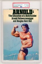 Arnold Schwarzenegger ~ Signed Education of a Bodybuilder 1970's Cover ~ PSA DNA picture