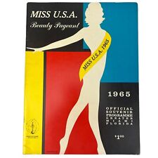 1965 1st Year MISS USA / UNIVERSE Beauty Pageant OFFICIAL SOUVENIR PROGRAM Miami picture