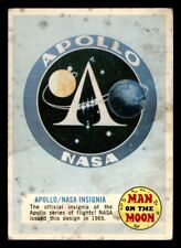 1969 Topps Man on the Moon #2A Apollo/NASA Insignia PR picture