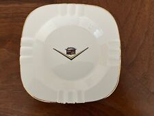 Vintage Cadillac Commemorative/Promotional Ceramic Ashtray Gold Trim - FLAWLESS picture