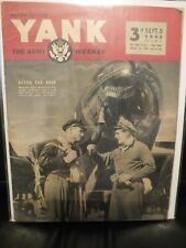 WW2 Yank Weekly Sept 5 1943. War in Germany, 105mm gun, A-36 in Sicily. picture