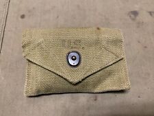 ORIGINAL WWII US ARMY INFANTRY M1942 FIRST AID CARLISLE BANDAGE CARRY BELT POUCH picture