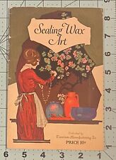 SEALING WAX ART 1922 ILLUSTRATED DENNISON MANUFACTURING CO INSTRUCTION BOOK picture