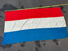 Original WW2 era Dutch Army Netherlands National Flag - 8ft x 5.5ft picture