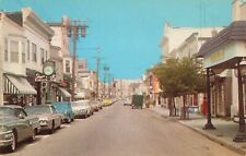 Washington Street Business District Cape May New Jersey NJ Old Cars Chrome c1950 picture