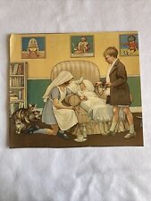 1950's Vintage Macmillan School Education Poster - The Sick DollTrimmed picture