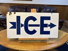 Ice Porcelain Sign Double Sided picture