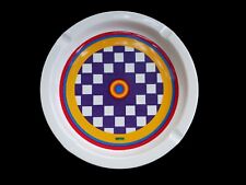 Checked Vintage RETRO 1968 PETER MAX  - 10” PSYCHEDELIC Ash Tray Iroquois CHINA  picture