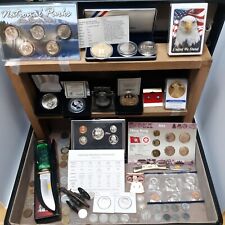 Junk Drawer Lot Coins Silver Proof Set Standing Liberty Quarter Knives  picture