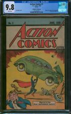 ACTION COMICS #1 1976 REPRINT 🌟 CGC 9.8 🌟 Safeguard SUPERMAN DC Graded Comic picture