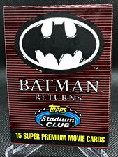 1991 Topps Batman Returns Stadium Club Premium Trading Cards Sealed (1) Pack picture