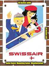 METAL SIGN - 1955 Swissair - 10x14 Inches picture