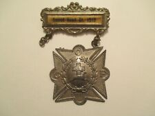 Religion Religious Medal Medallion 1883 COF Catholic Order Foresters Broken picture