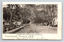 c1905 Main Street View Towards Park Green Hyannis Massachusetts MA Postcard picture