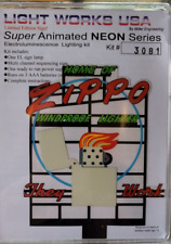 Zippo Super Animated NEON Sign. Limited Edition Sign Series #3081 picture