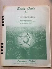 STUDY GUIDE FOR TRANSFORMERS - 1964  - AMERICAN SCHOOL -  CHICAGO - ELECTRONICS picture