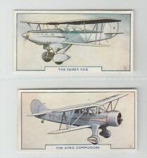 1938 GODFREY PHILLIPS - AIRCRAFT (SERIES 1) (2 CARDS) picture