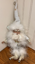 Mark Roberts Christmas White Fairy Bells Silver & Gold Accents Ornament picture