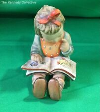 Unknown Multicolor Girl Sitting Reading Picture Book Figurine picture