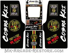 Cobra Kai Dk Cab Side Art Arcade Cabinet kit Artwork Graphics Decals Print picture
