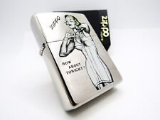 How About Tonight? Sexy Beauty Pinup Girl Zippo 1998 MIB Rare picture