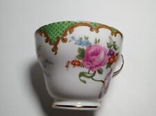 Vintage Aynsley Tea Cup, 29, Cottage Rose With Green Border Bone China England picture