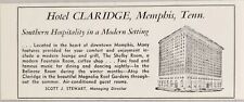 1948 Print Ad Hotel Claridge Southern Hospitality Lounge & Grill Memphis,TN picture