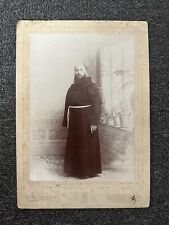 Antique Large size Cabinet Card photo Relegious Monk friar SF CA Fouzer Rare picture