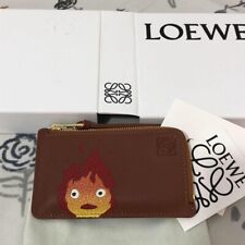 Ghibli Authentic Howl's Moving Castle x Loewe Calcifer Coin Card Holder Gold Ex picture