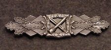 GERMAN WWII CLOSE COMBAT CLASP IN SUBDUED SILVER BRD  WEHRMACHT VETERANS  picture