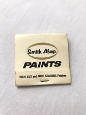 Smith Alsop Paints Vintage Matchbook Advertising Elkhart, Indiana picture