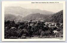 c1940s Hamilton Hill Scenic Aerial View Vtg Marlinton West Virginia WV Postcard picture