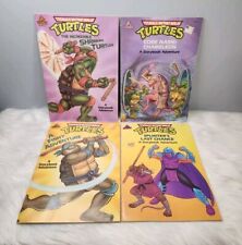 4 Vintage 1990's TMNT Storybooks Teenage Mutant Ninja Turtles picture