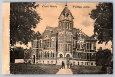 Wilmar Minnesota~Quartet of Lawyers Huddle Up Outside Courthouse~c1910 Postcard picture