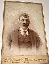 Antique Victorian American Man William Sheehan Great Barrington MA Cabinet Photo picture