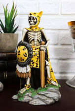 Ebros Day Of The Dead Aztec Elite Jaguar Warrior Statue 6.75